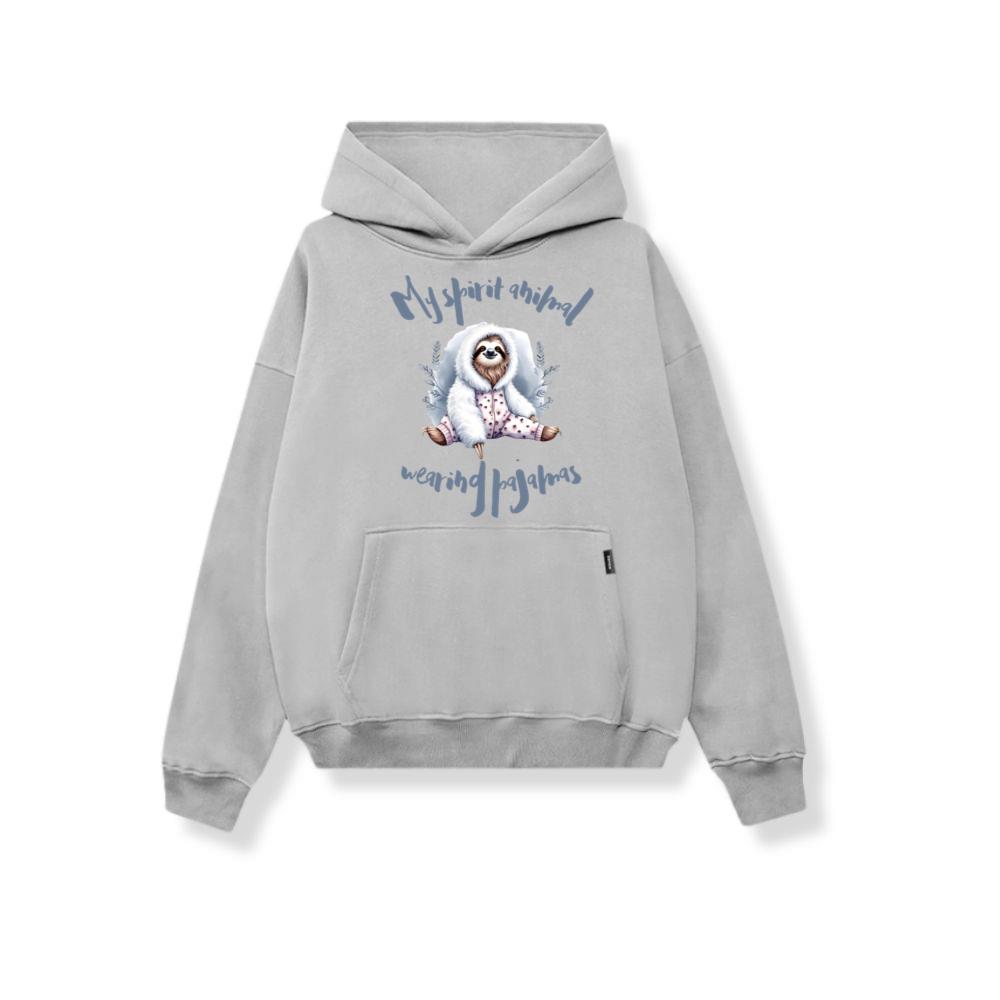 My spirit animal is a sloth wearing pajamas Hoodie