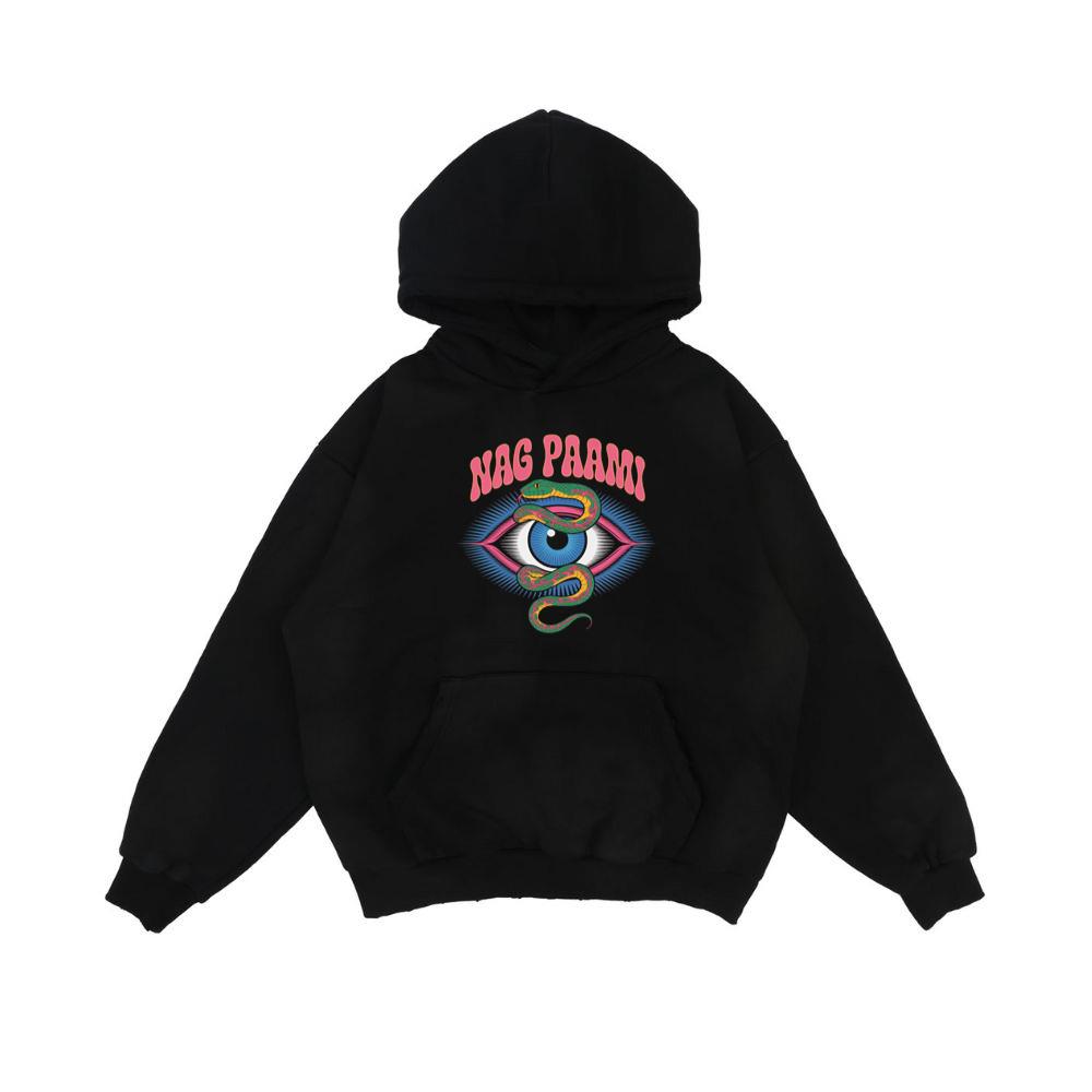 Nag Paami Eye Psychedelic Graphic Design Hoodie