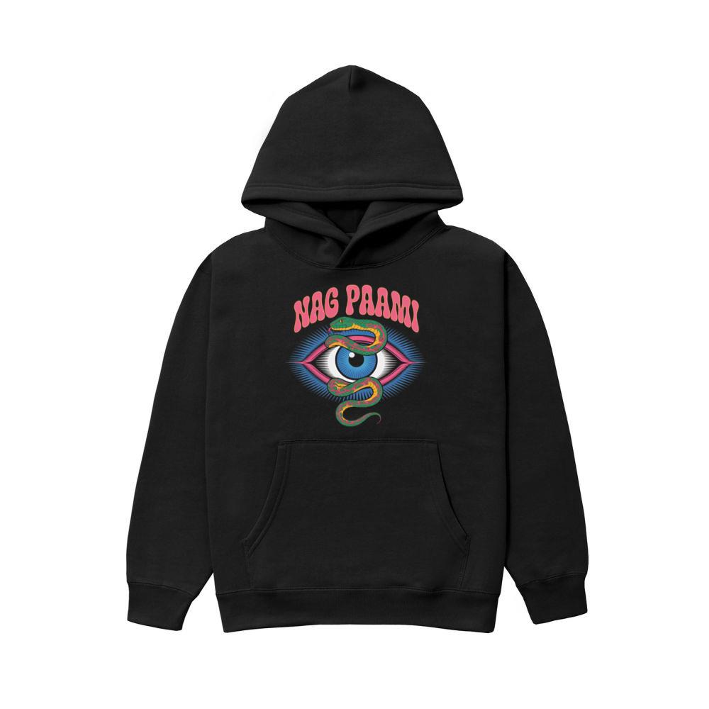Nag Paami Eye Psychedelic Graphic Design Hoodie