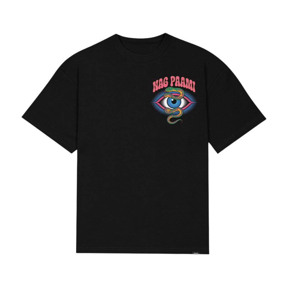 Nag Paami Eye Psychedelic Graphic Design T-Shirt