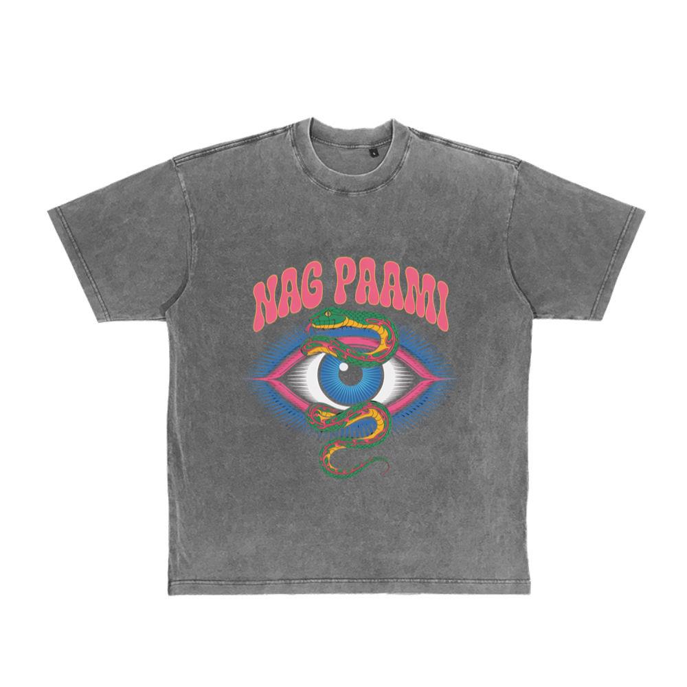 Nag Paami Eye Psychedelic Graphic Design T-Shirt