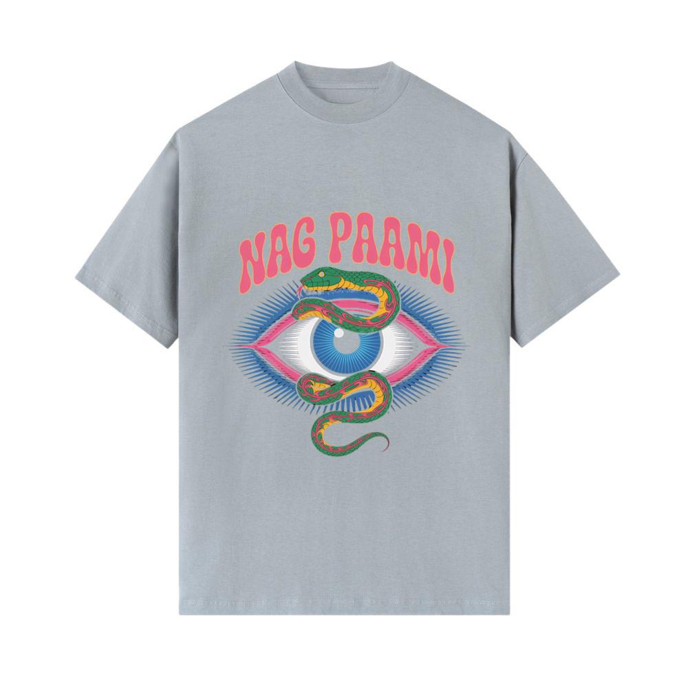 Nag Paami Eye Psychedelic Graphic Design T-Shirt