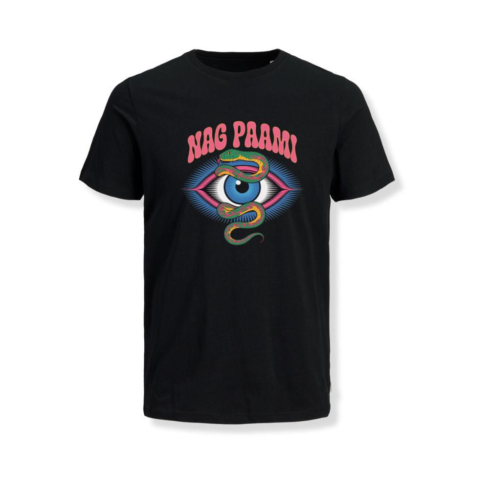 Nag Paami Eye Psychedelic Graphic Design T-Shirt