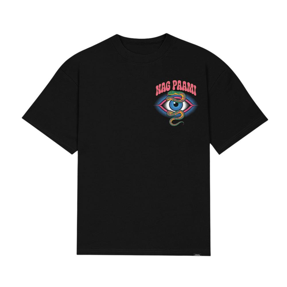Nag Paami Eye Psychedelic Graphic Design T-Shirt