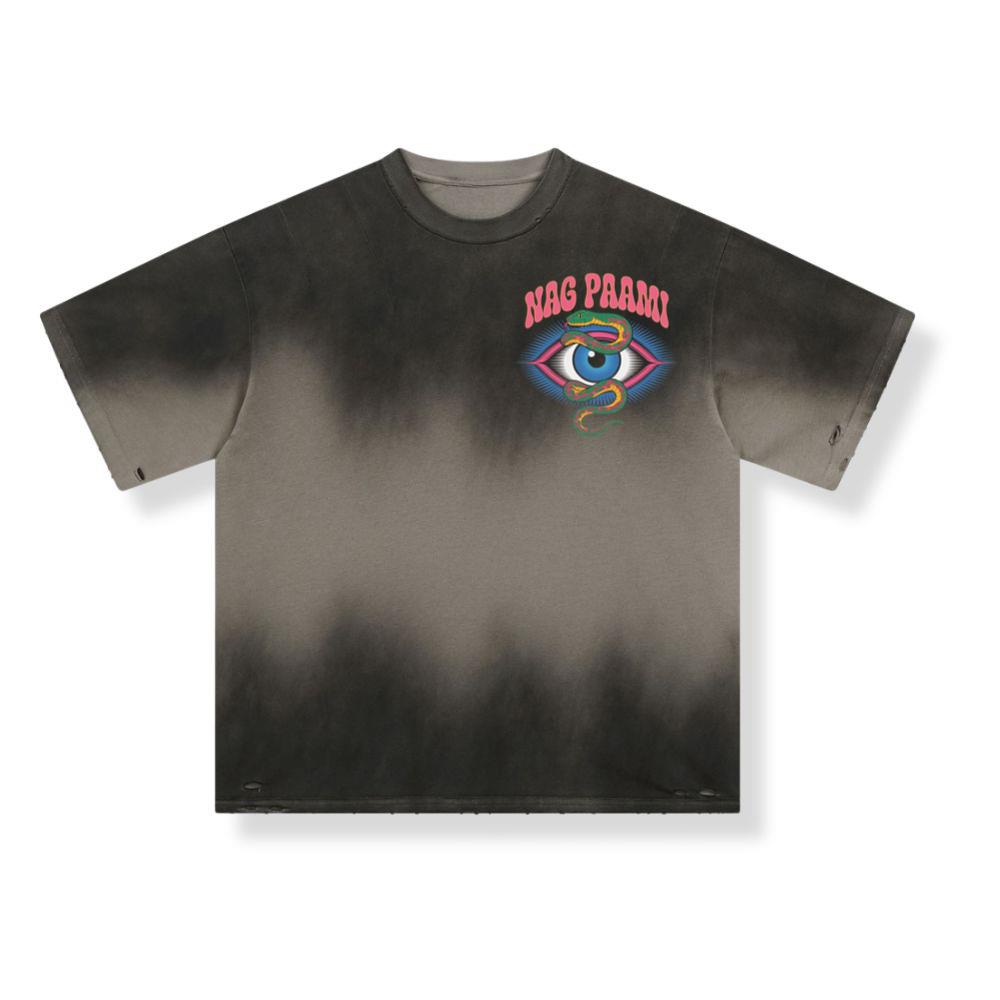 Nag Paami Eye Psychedelic Graphic Design T-Shirt