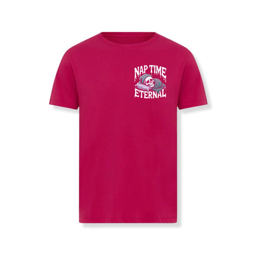 Nap Time Eternal Skeleton Sleeping Retro Design TShirt Groovethink