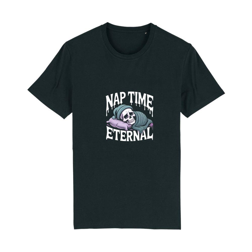 Nap Time Eternal Skeleton Sleeping Retro Design T-Shirts