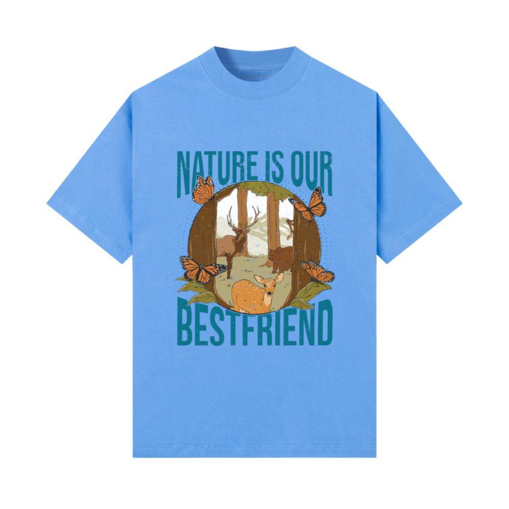 Nature Is Our Best Friend Forest Animals Earth T-Shirt