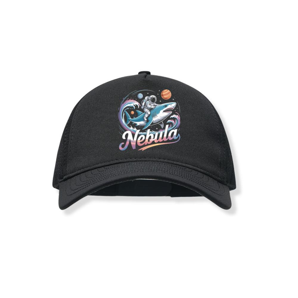 Nebula Astronaut Shark Space Graphic Black Hat