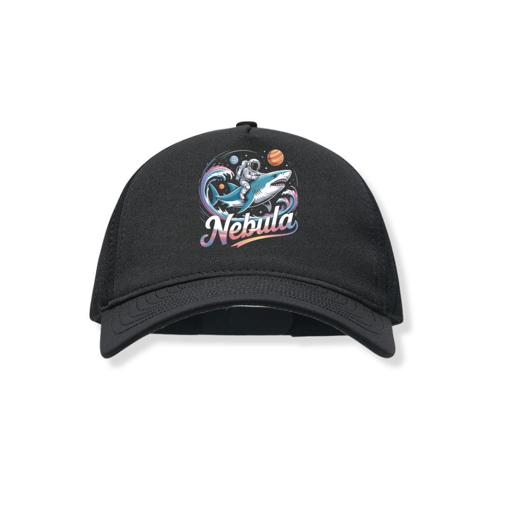 Nebula Astronaut Shark Space Graphic Black Hat