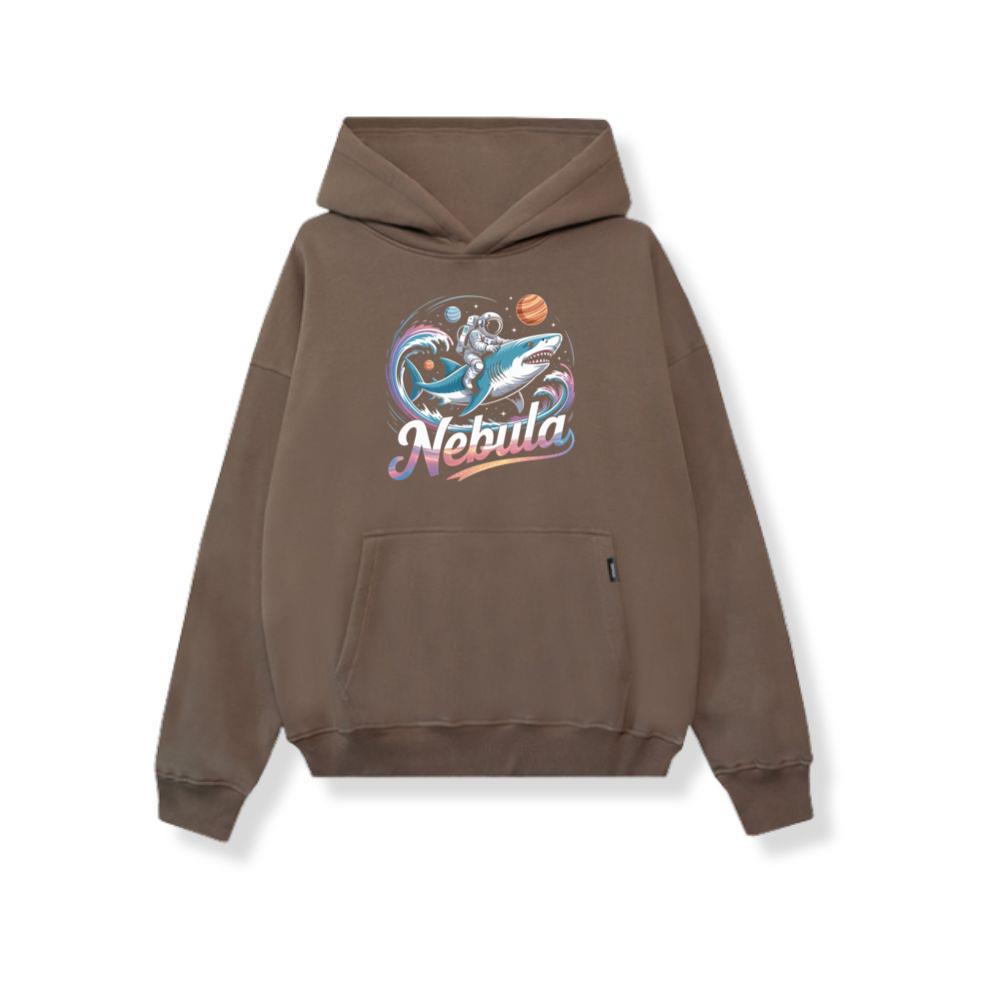 Nebula Astronaut Shark Space Graphic Hoodie - Image 3