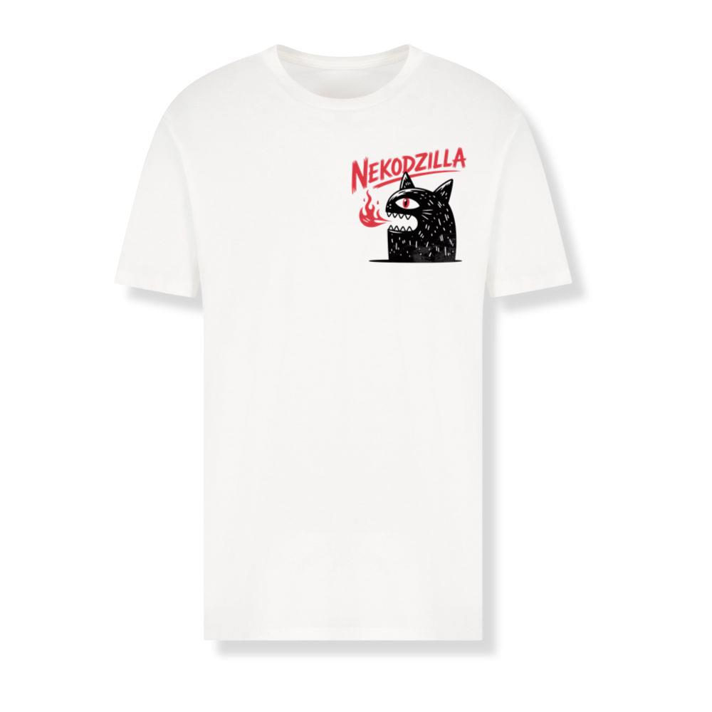 Nekodzilla Cat Monster Japanese Style Retro Graphic T-Shirt