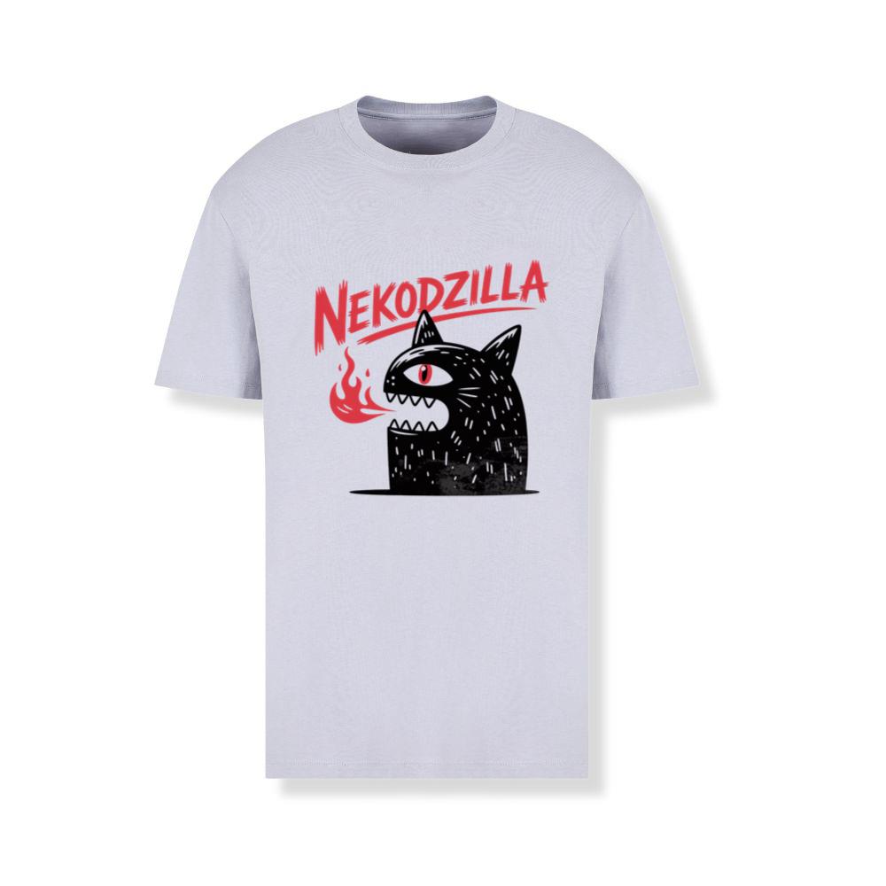 Nekodzilla Cat Monster Japanese Style Retro Graphic T-Shirts