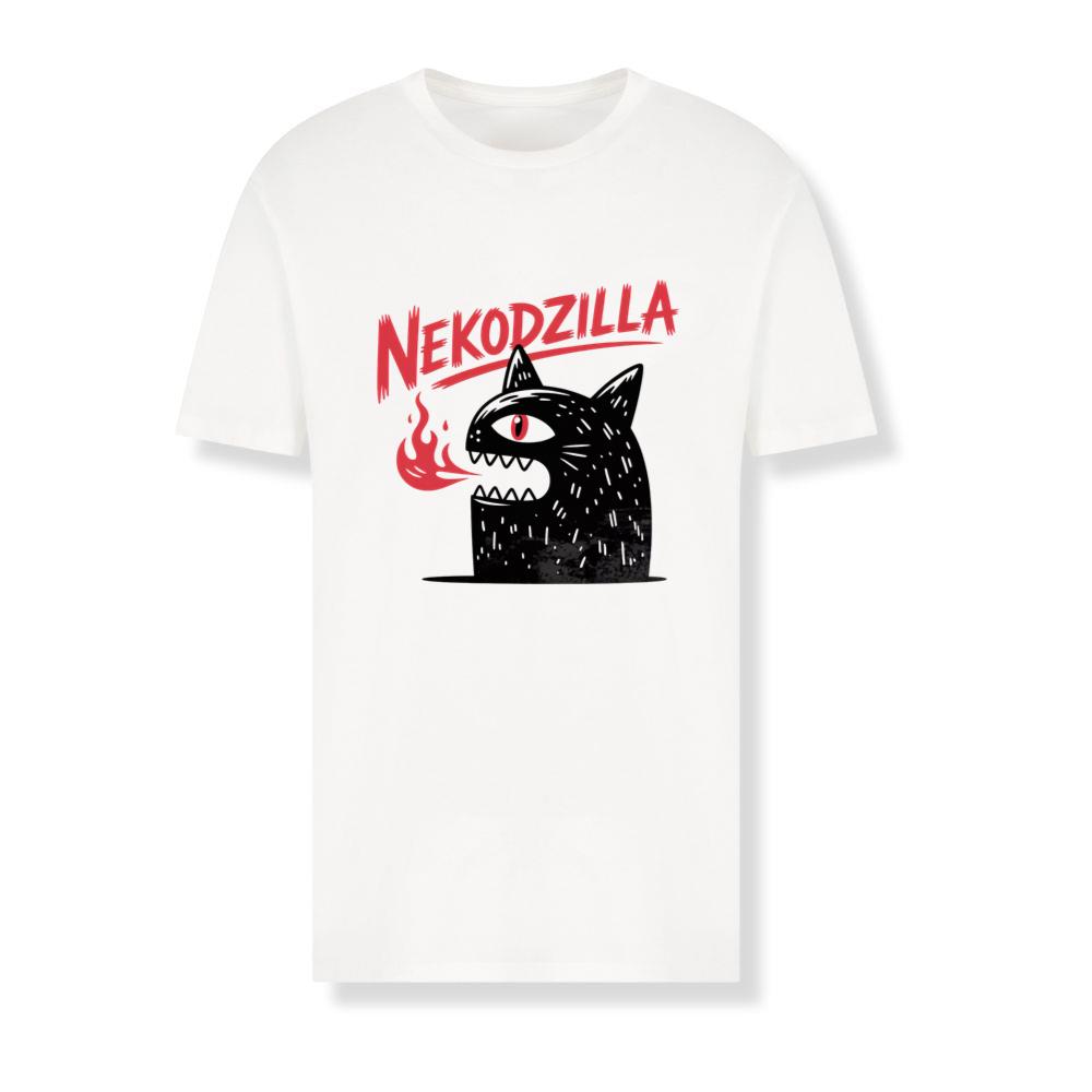 Nekodzilla Cat Monster Japanese Style Retro Graphic T-Shirts