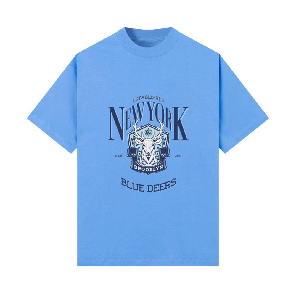 New York Blue Deers - Sports Animal T-Shirt