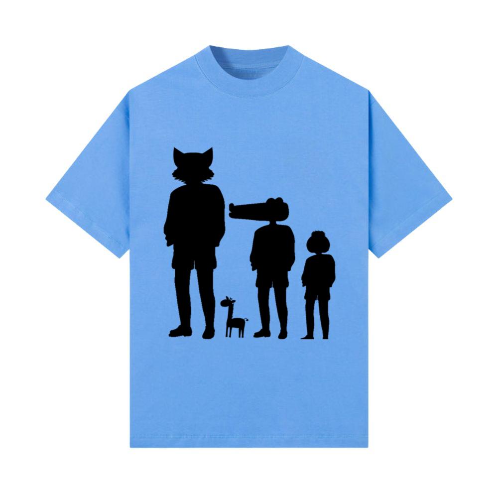 Night look animal planet. Horror design T-Shirt
