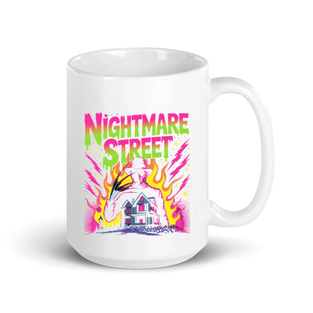 Nightmare Street Haunted House Horror Graphic Mug