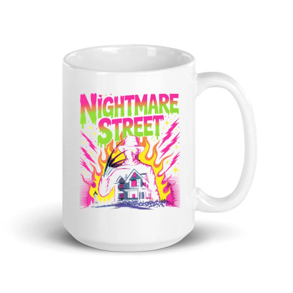 Nightmare Street Haunted House Horror Graphic Mug