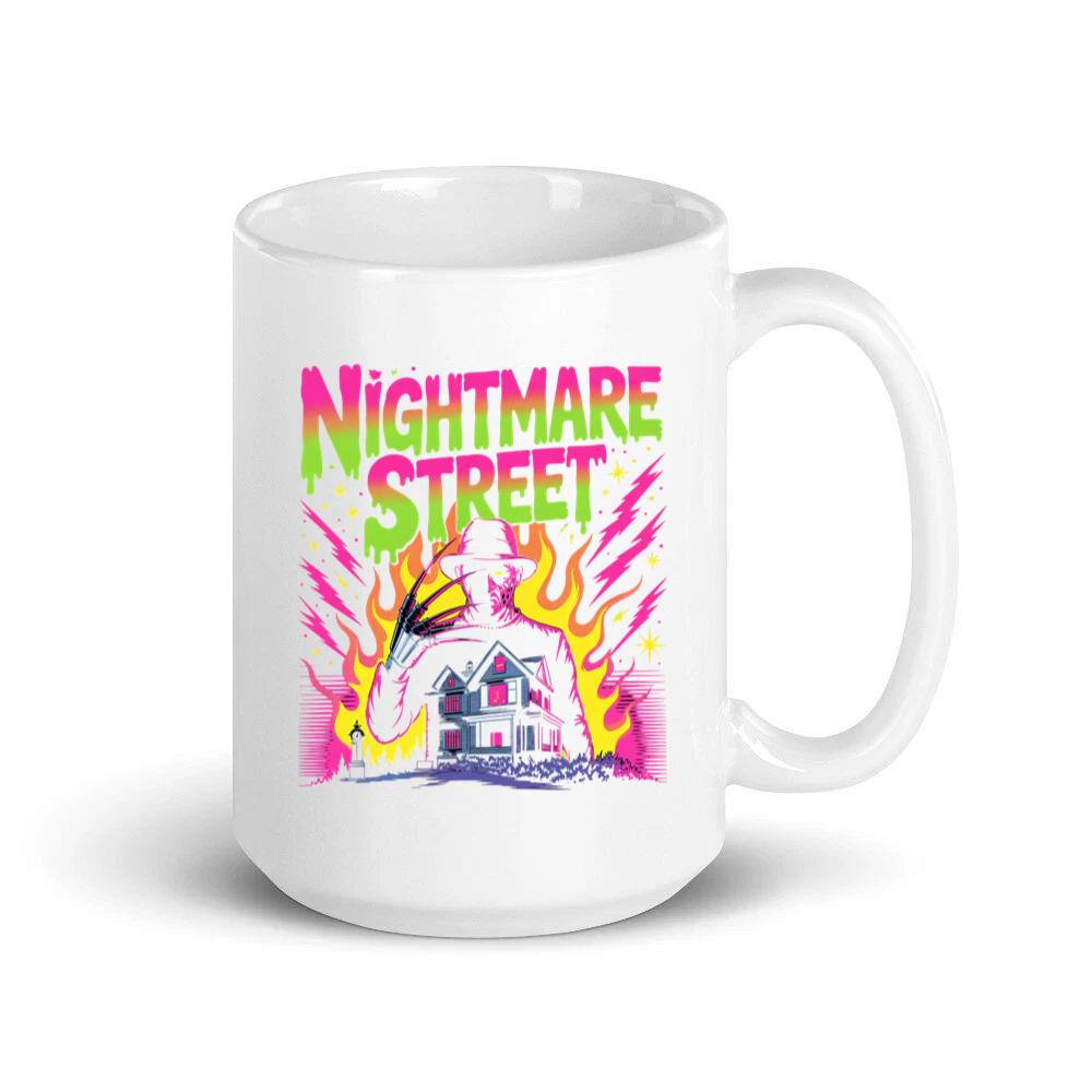 Nightmare Street Haunted House Horror Graphic Mug