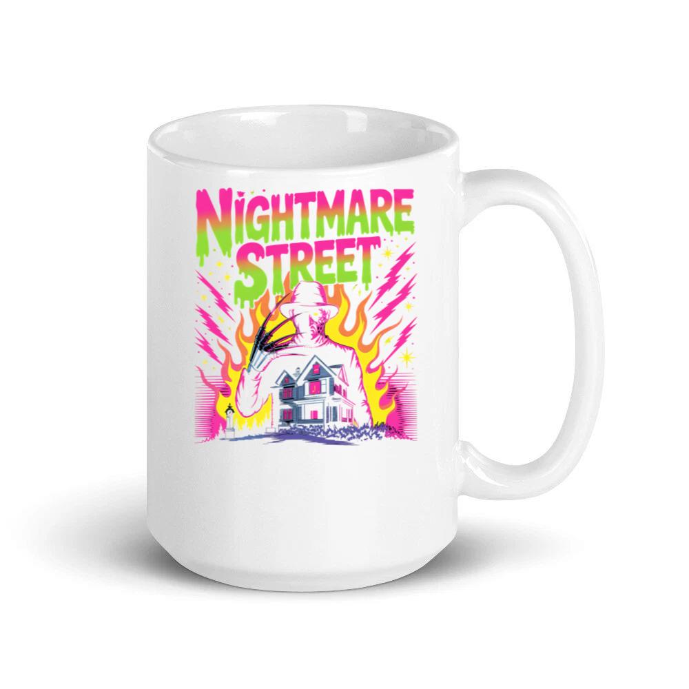 Nightmare Street Haunted House Horror Graphic Mug