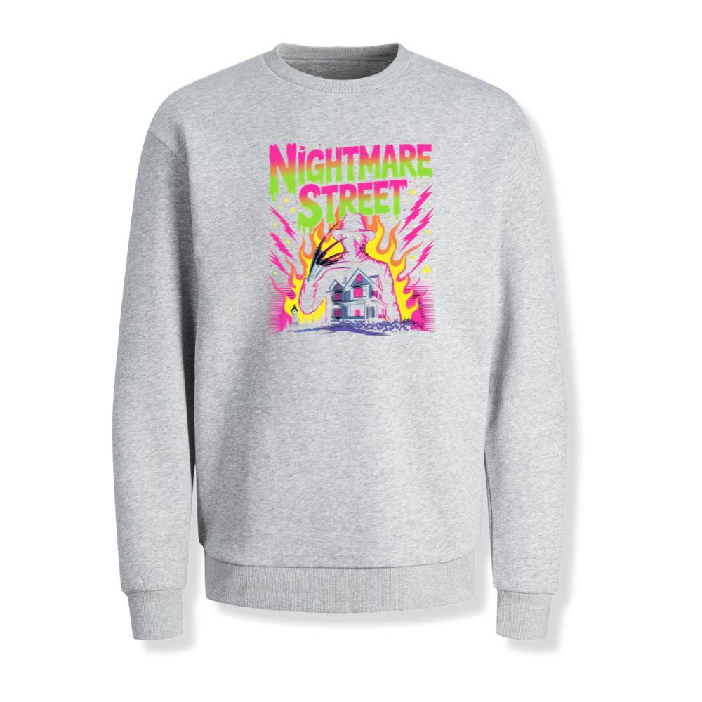 Nightmare Street Haunted House Horror Graphic Sweatshirt