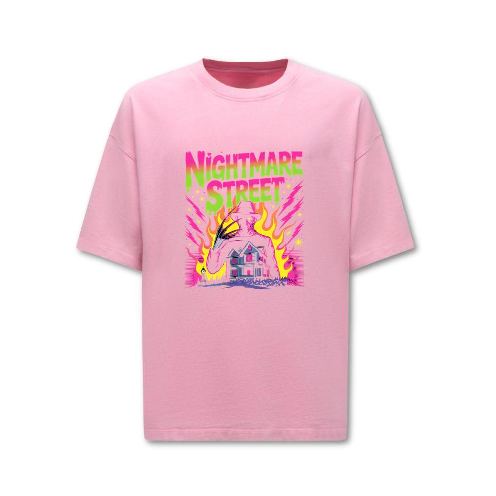 Nightmare Street Haunted House Horror Graphic T-Shirt