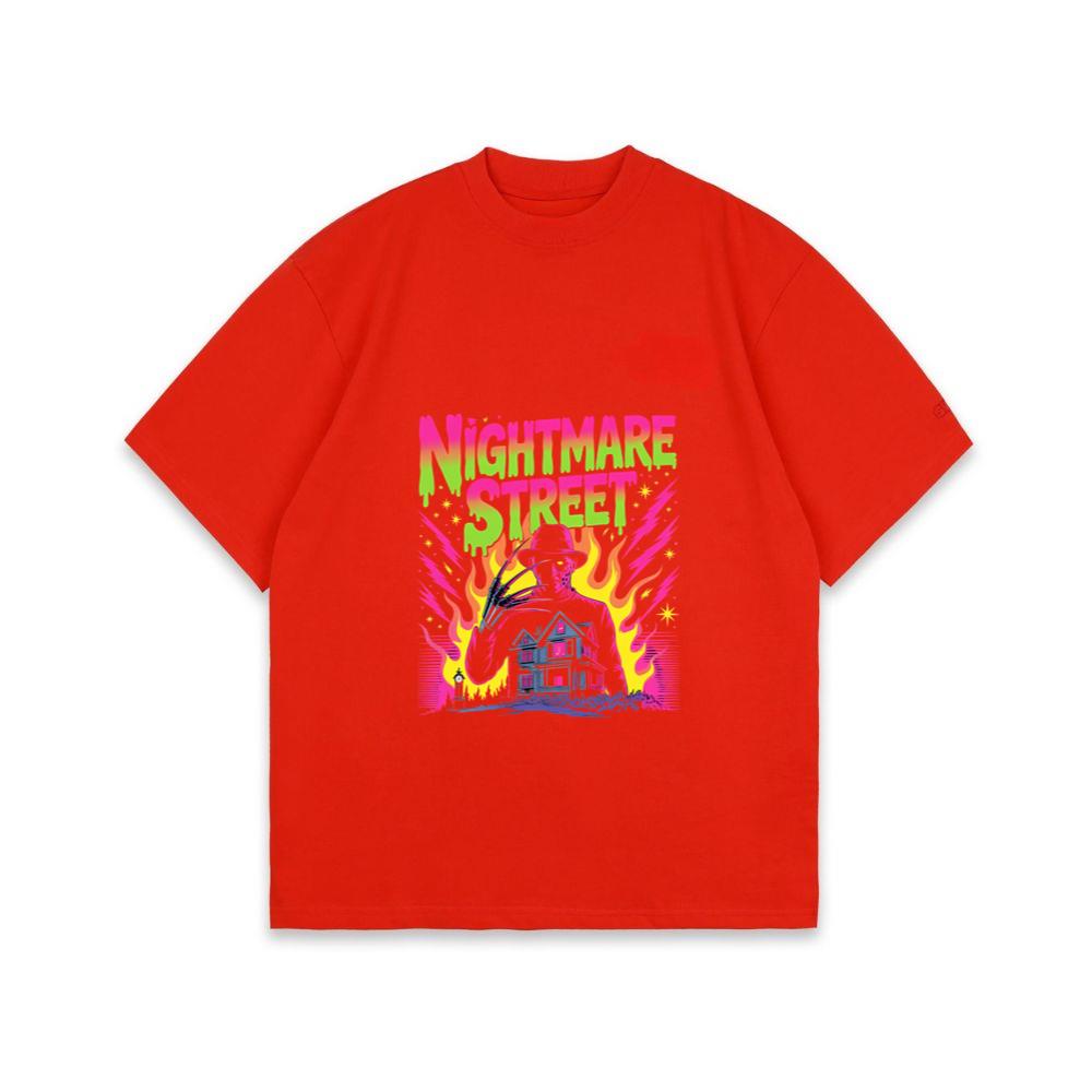 Nightmare Street Haunted House Horror Graphic T-Shirt