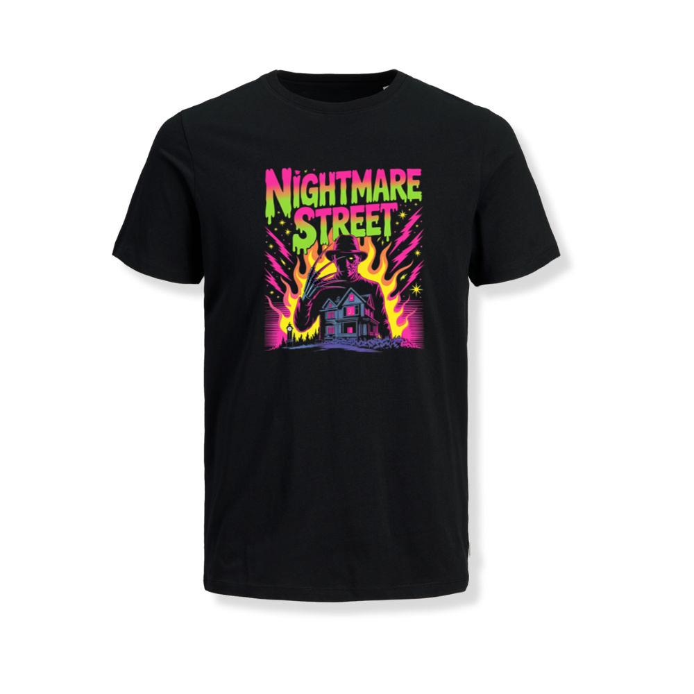 Nightmare Street Haunted House Horror Graphic T-Shirt