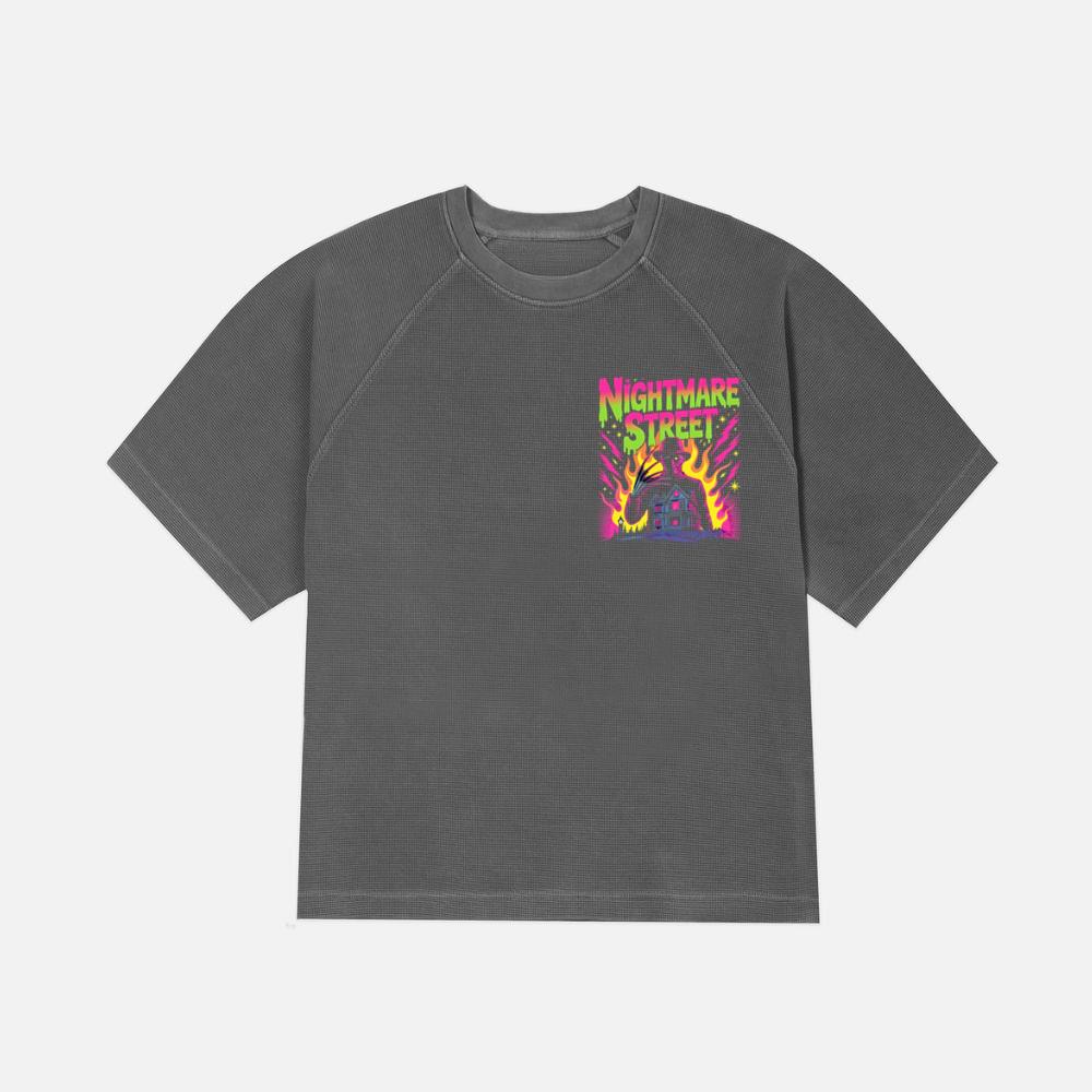 Nightmare Street Haunted House Horror Graphic T-Shirt