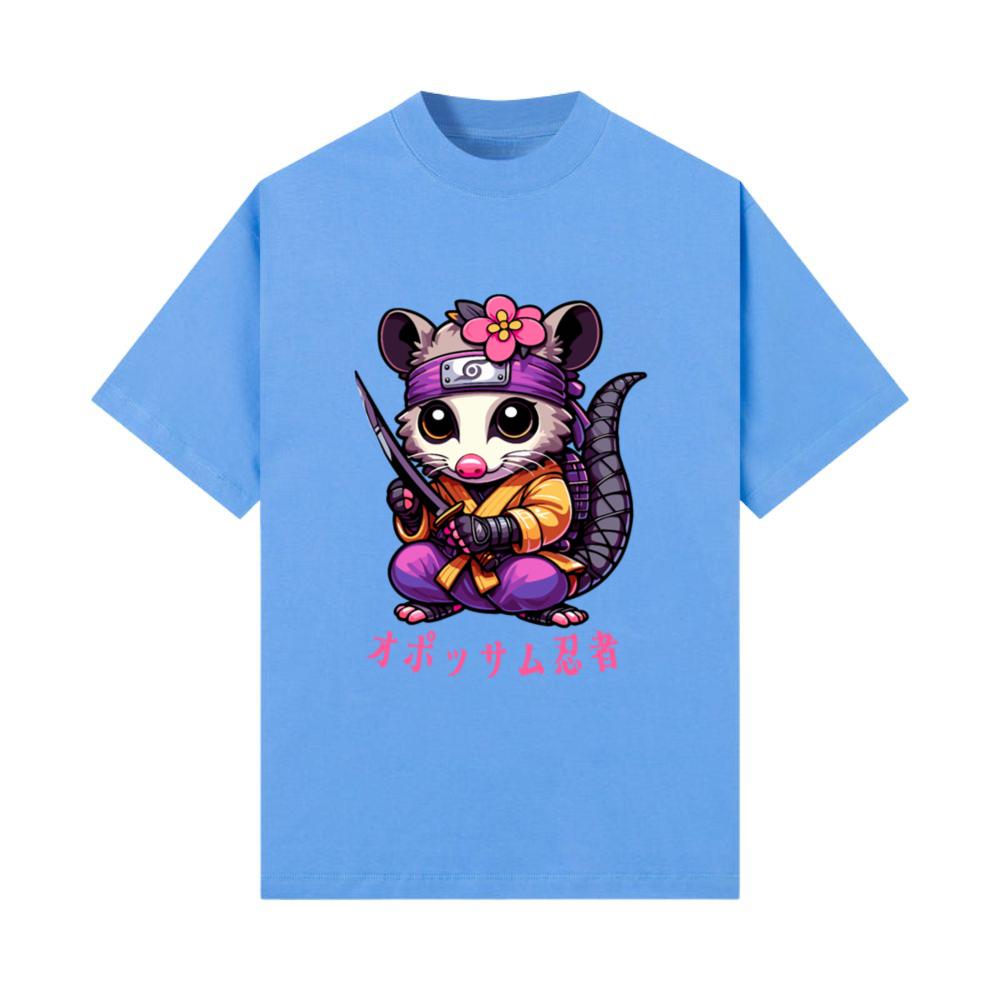 Ninja Opossum Anime Girl Lover T-Shirt