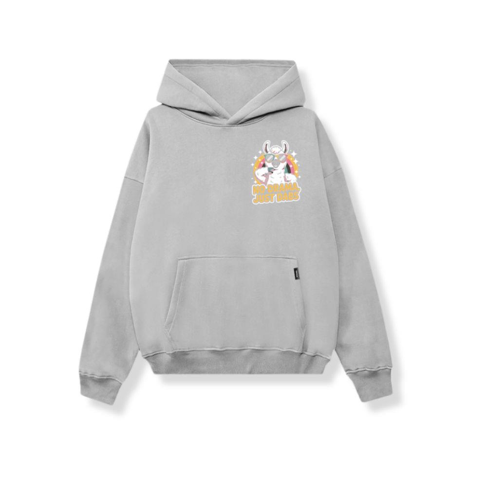 No Drama Just Dabs Cool Llama Design Hoodies