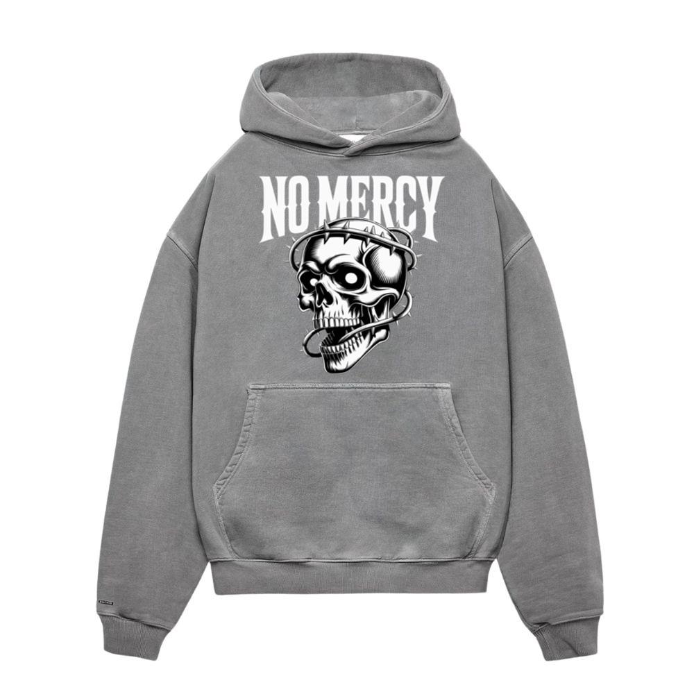 No Mercy Skull Warrior Graphic Hoodies