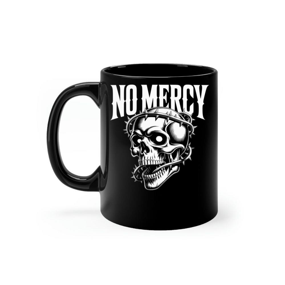 No Mercy Skull Warrior Graphic Mug