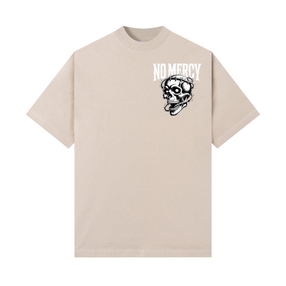 No Mercy Skull Warrior Graphic T-Shirt