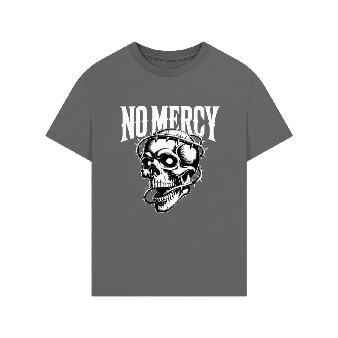 No Mercy Skull Warrior Graphic TShirt Rewinde