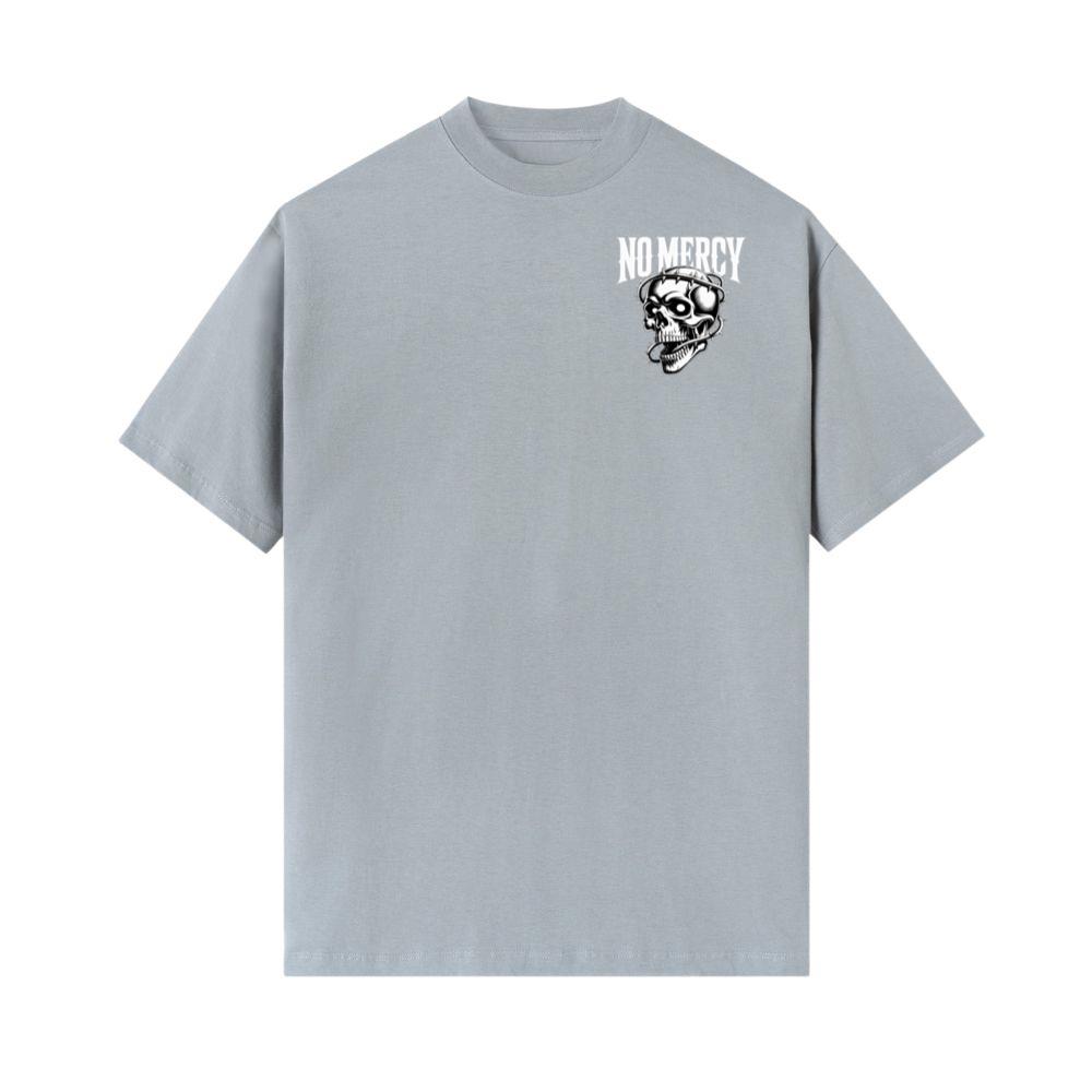 No Mercy Skull Warrior Graphic T-Shirt - Image 2