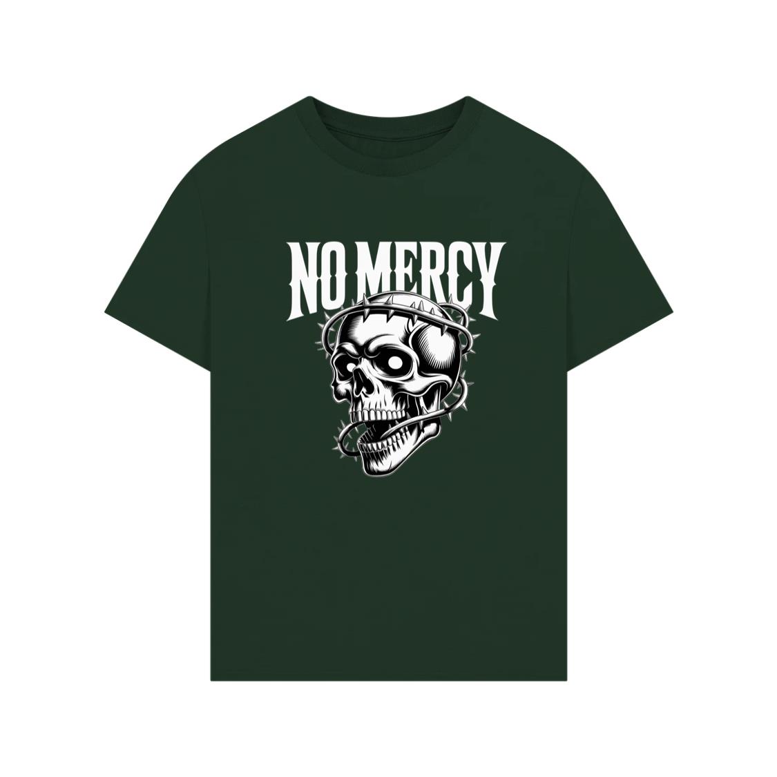 No Mercy Skull Warrior Graphic TShirt Rewinde