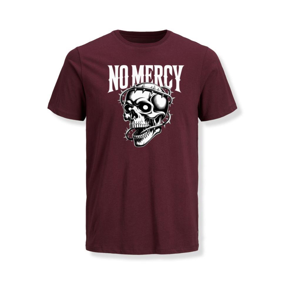 No Mercy Skull Warrior Graphic T-Shirt - Image 3