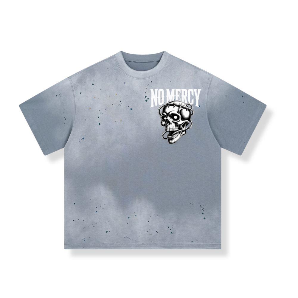 No Mercy Skull Warrior Graphic T-Shirt