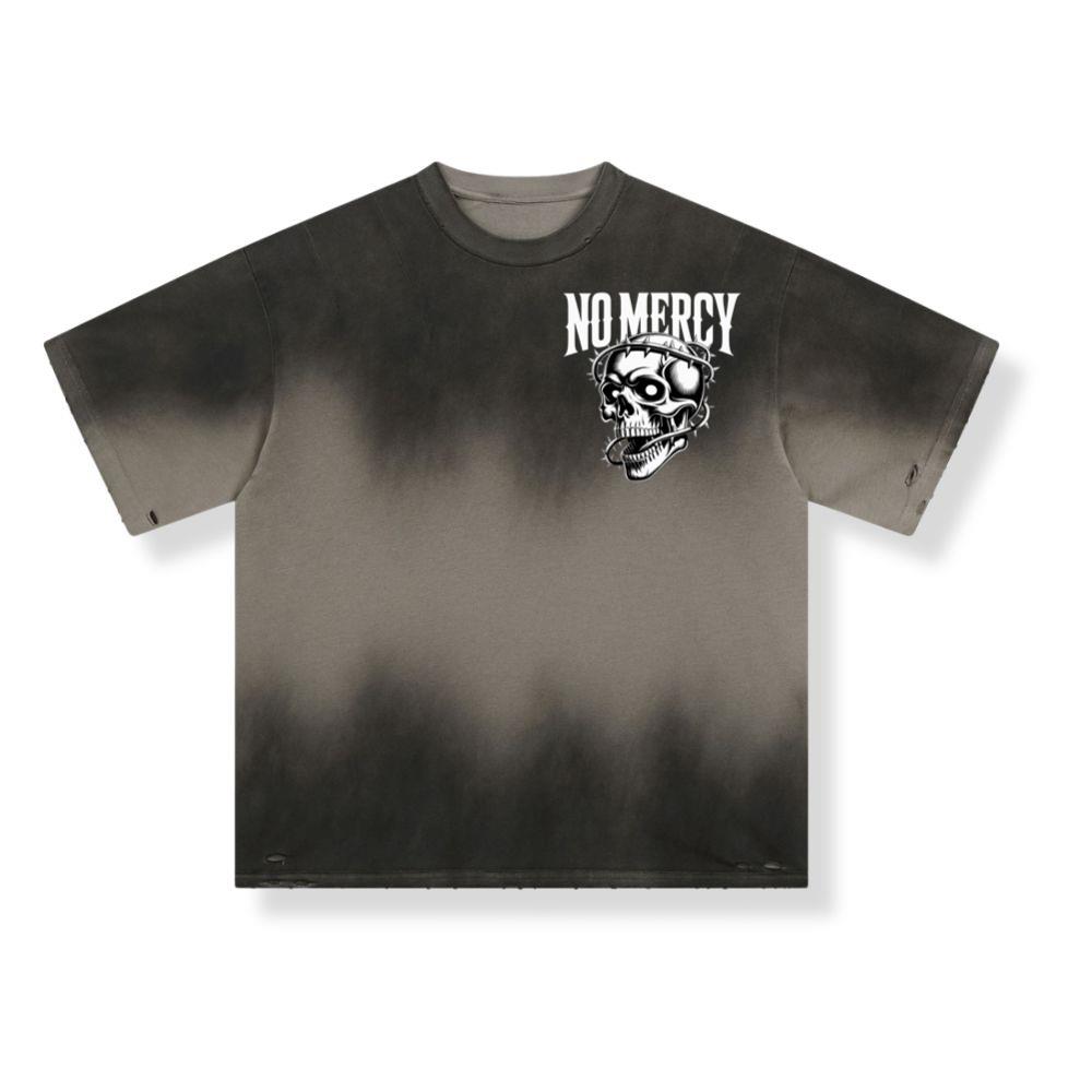 No Mercy Skull Warrior Graphic T-Shirt