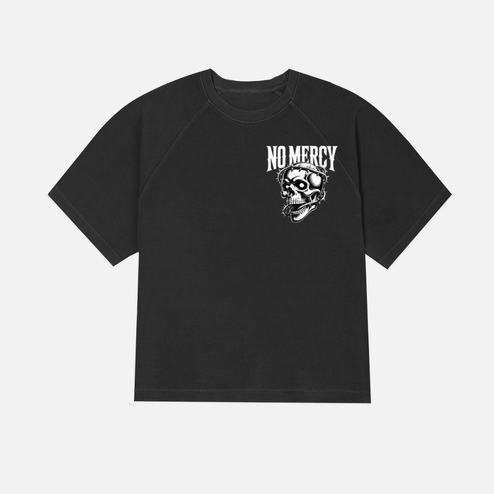 No Mercy Skull Warrior Graphic T-Shirt