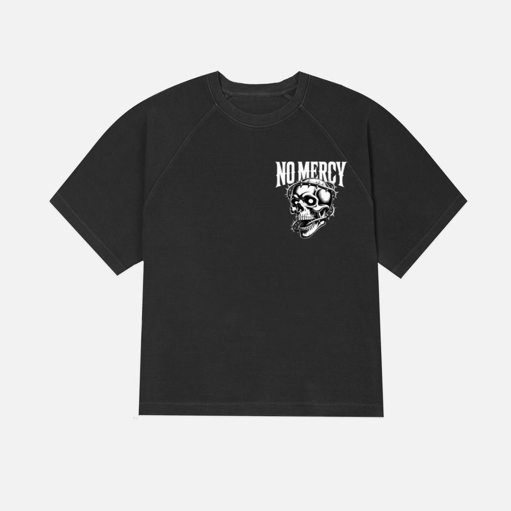 No Mercy Skull Warrior Graphic T-Shirt