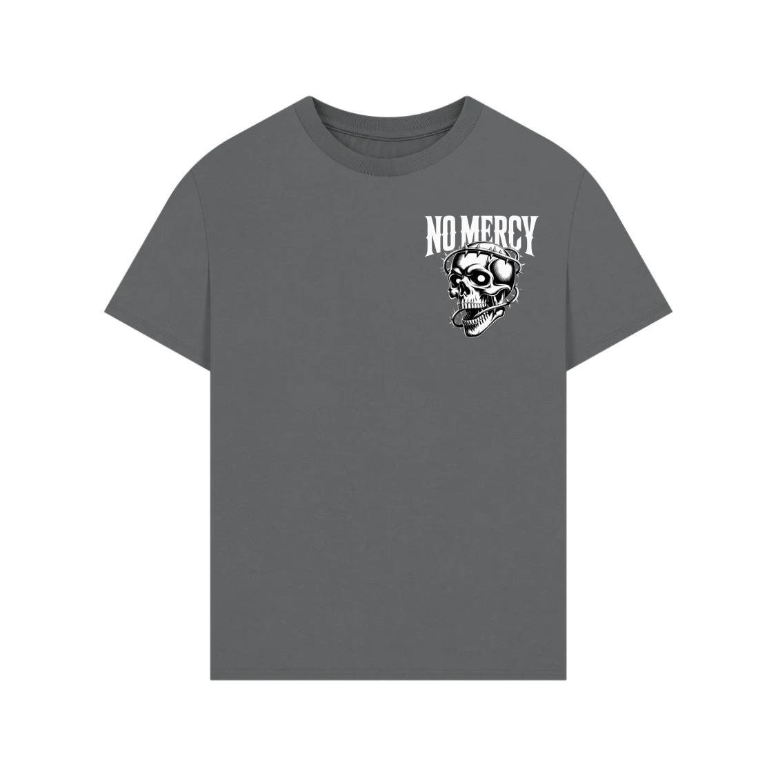 No Mercy Skull Warrior Graphic T-Shirts