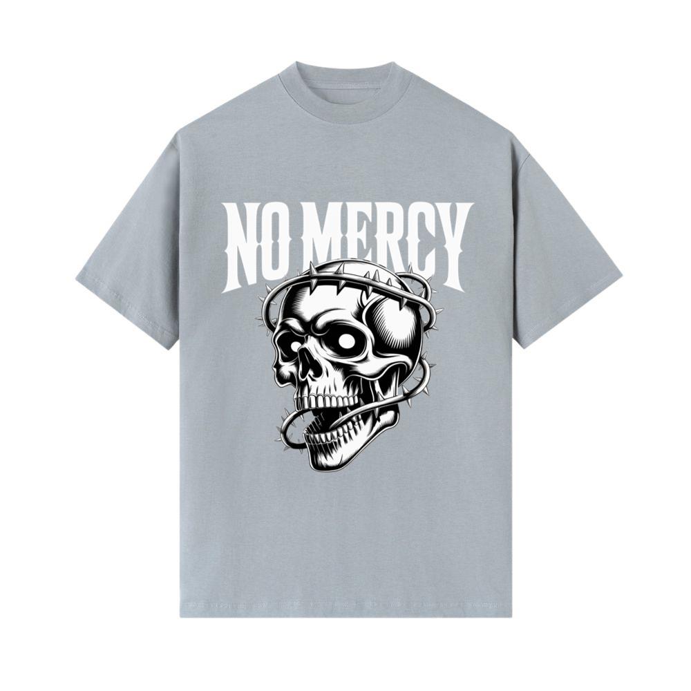 No Mercy Skull Warrior Graphic T-Shirts