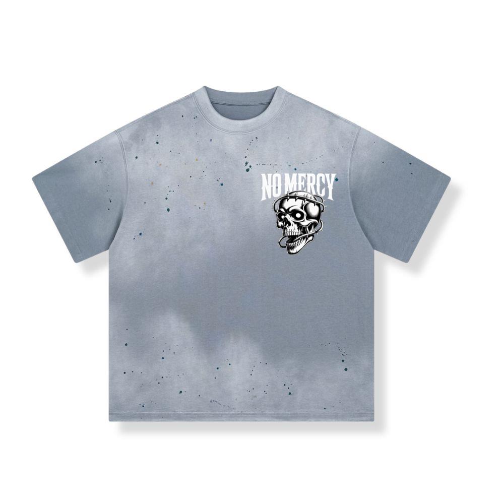 No Mercy Skull Warrior Graphic T-Shirts