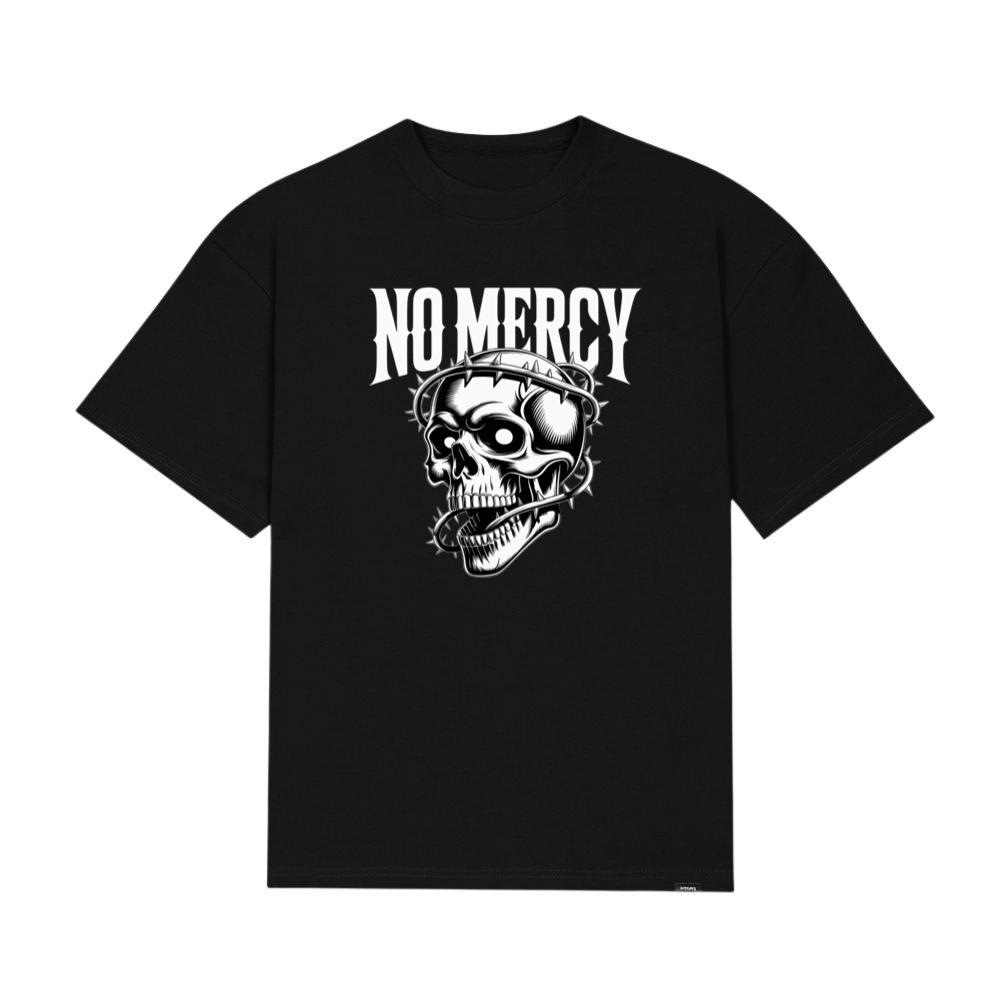 No Mercy Skull Warrior Graphic T-Shirts