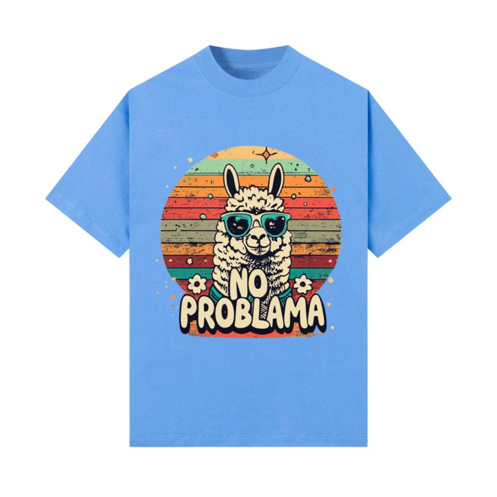 No Problem Lama Tshirt Animal Pet Design Funny T-Shirt