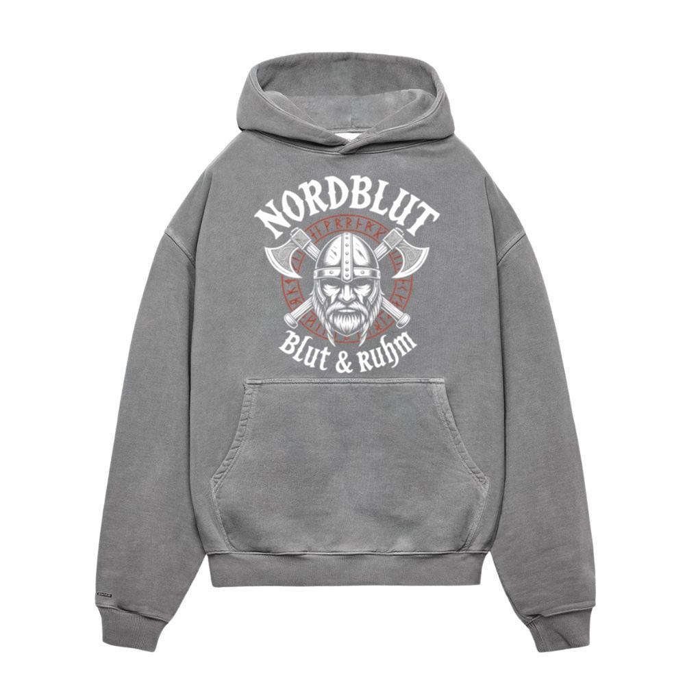 Nordblut Viking Helmet Warrior Graphic Hoodies