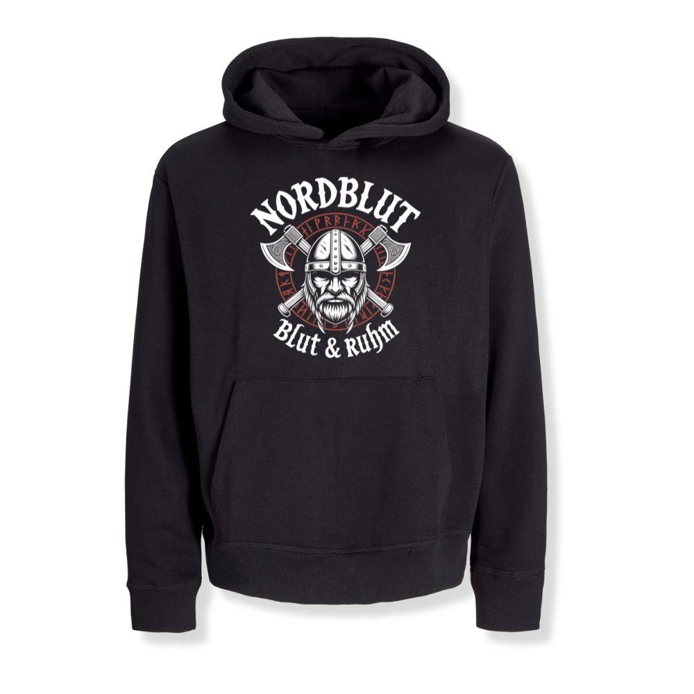 Nordblut Viking Helmet Warrior Graphic Hoodies