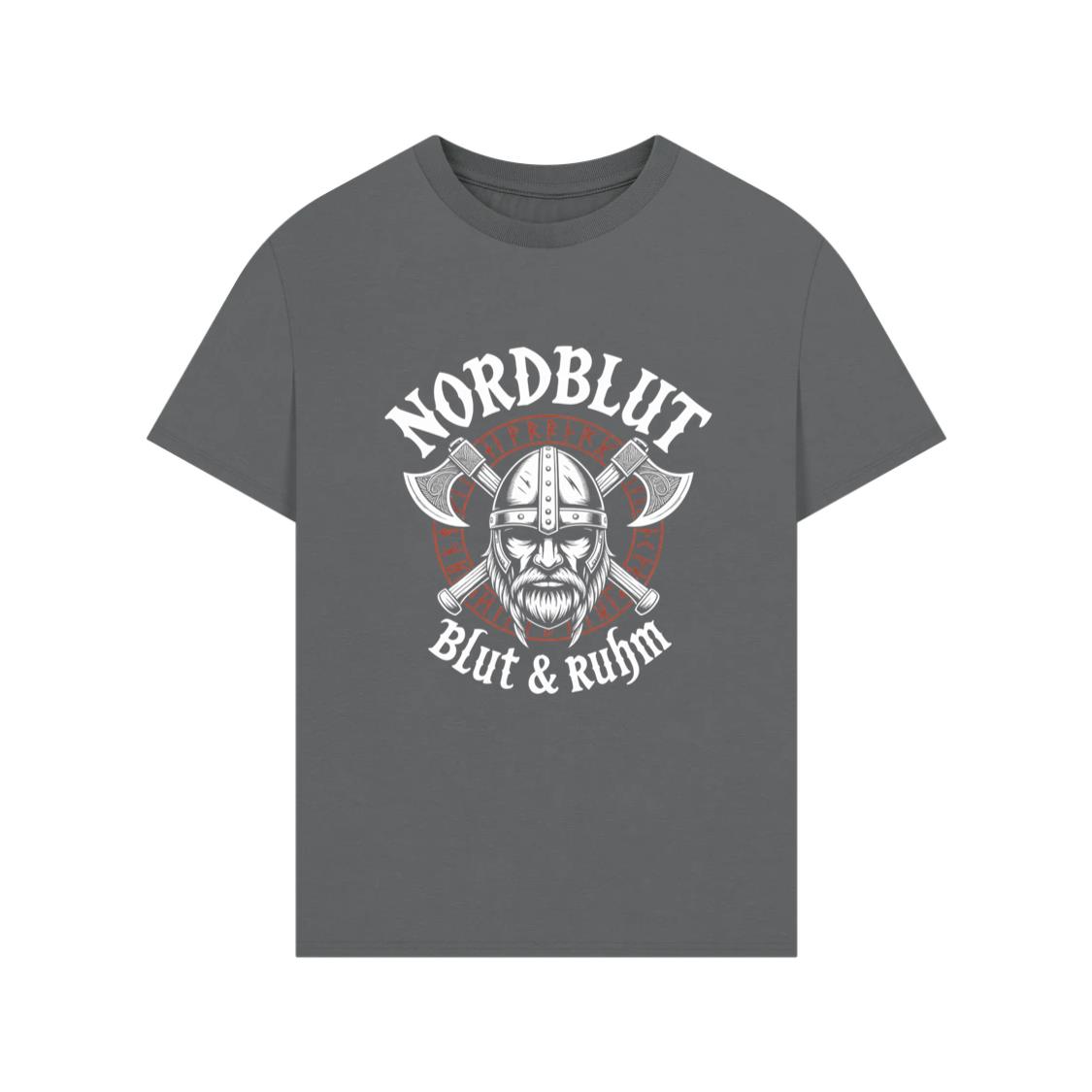 Nordblut Viking Helmet Warrior Graphic TShirt Rewinde